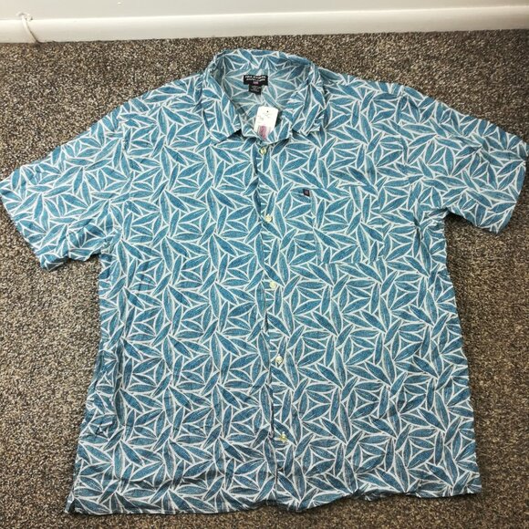 NWT Vintage Polo Ralph Lauren Shirt Floral Hawaiian Camp Loop Collar Mens XL - Picture 2 of 10